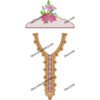 Neck Kaftan Embroidery KED275-24