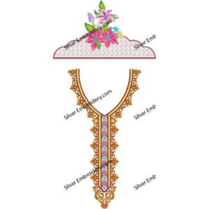 Neck Kaftan Embroidery KED275-24