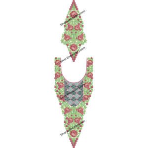 Neck Kaftan Embroidery KED277-24