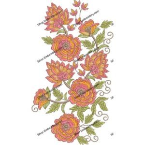 Uniqe Flower Embroidey FME428-24