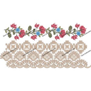 Boring Flower Design BED7-24
