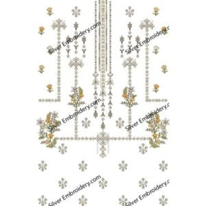 Small Motif Flower Embroidery SMD35-24