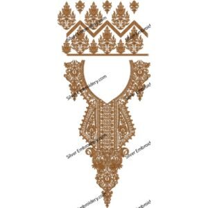 Neck Kaftan Embroidery KED285-24