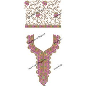Kaftan Flower Embroidery KED286-24