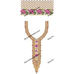 Kaftan Embroidery Design KED289-24