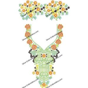 Kaftan Floral Embroidery KED292-24