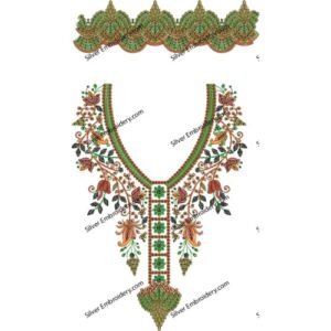 Kaftan Embroidery Dress Design KED320-24