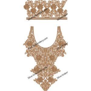 Kaftan Floral Embroidery KED324-24