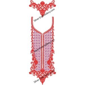 Kaftan Flower Embroidery KED326-24