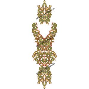 Kaftan Embroidery Design KED329-24