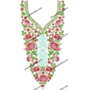Neck Kaftan Embroidery KED333-24