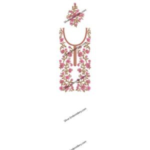 Kaftan Floral Embroidery KED339-24
