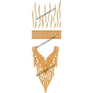 Neck Kaftan Embroidery KED345-24