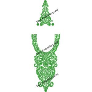 Kaftan Flower Embroidery KED346-24