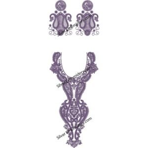 Kaftan Embroidery Design KED356-24