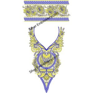 Kaftan Floral Embroidery KED359-24