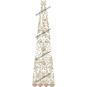 Lehnga Embroidery Design LKE114-24