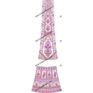 Lehnga Embroidery Design LKE129-24