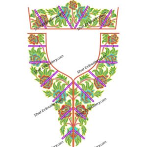 Neck Kaftan Embroidery KED370-24