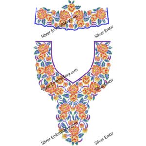 Kaftan Embroidery Dress Design KED373-24