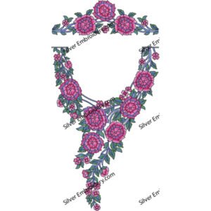 Neck Kaftan Embroidery KED378-24