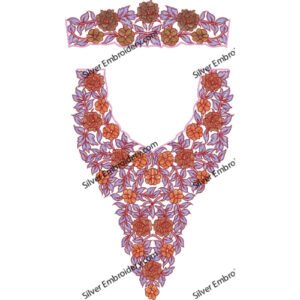 Kaftan Floral Embroidery KED385-24