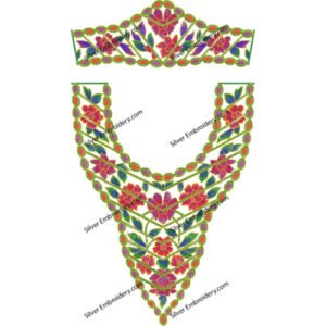 Neck Kaftan Embroidery KED386-24