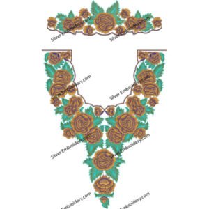 Kaftan Embroidery Design KED393-24