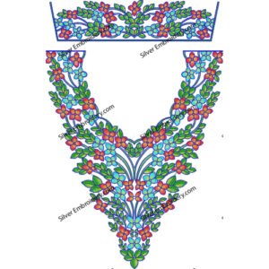 Kaftan Floral Embroidery KED395-24