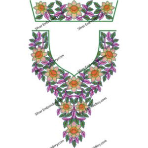 Kaftan Flower Embroidery KED397-24