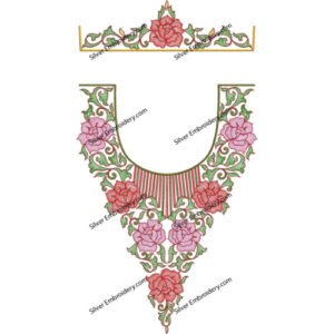 Kaftan Floral Embroidery KED403-24