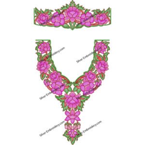 Neck Kaftan Embroidery KED404-24