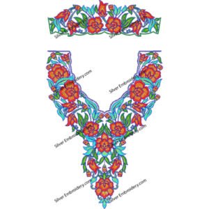 Kaftan Embroidery Design KED411-24