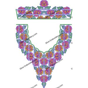 Kaftan Flower Embroidery KED433-24