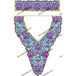 Kaftan Flower Embroidery KED448-24