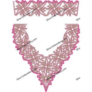 Kaftan Embroidery Design KED457-24