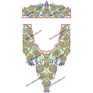 Kaftan Embroidery Design KED466-24