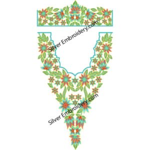 Kaftan Floral Embroidery KED469-24