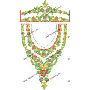Kaftan Flower Embroidery KED471-24