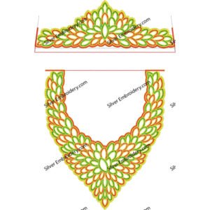 Kaftan Flower Embroidery KED479-24