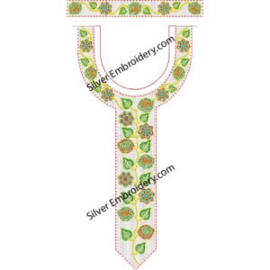 Neck Kaftan Embroidery KED487-24