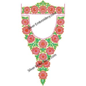 Kaftan Flower Embroidery KED488-24