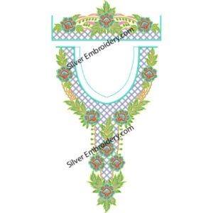 Kaftan Flower Embroidery KED504-24