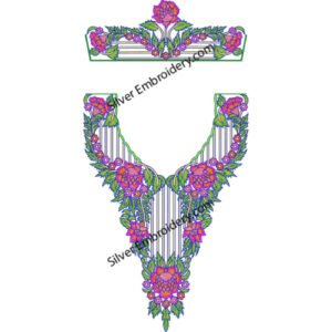 Kaftan Floral Embroidery KED509-24