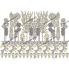 Beautiful Lace Embroidery LED843-24
