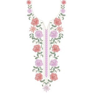 Chain Stitch Floral Design CSED203-24