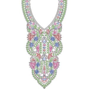 Flower Gala Chain Stitch Design CSED247-24