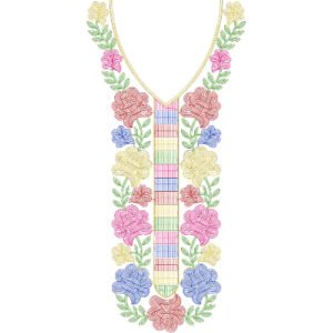 Chain Stitch Floral Design CSED255-24