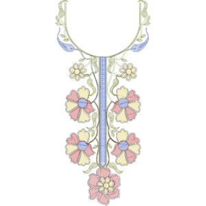Flower Gala Chain Stitch Design CSED256-24
