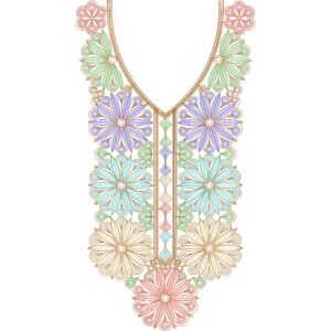 Flower Gala Chain Stitch Design CSED262-24